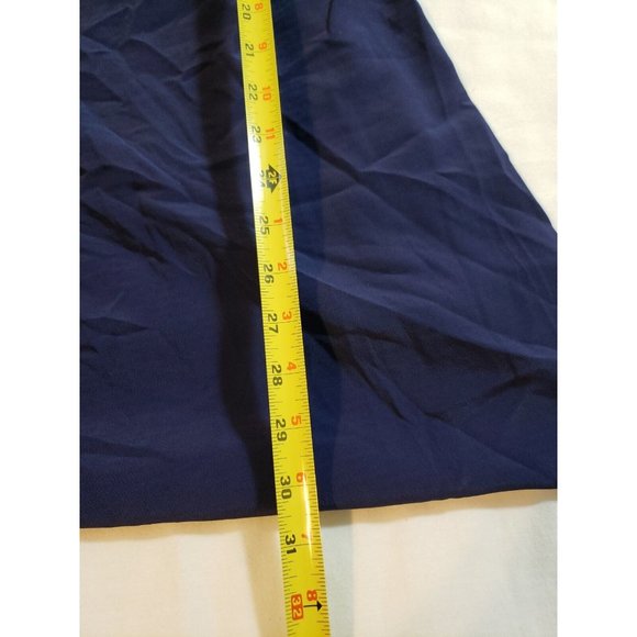 Lulus Womens Navy Blue Mini Dress Halter Cocktail crochet New size S - Picture 12 of 12